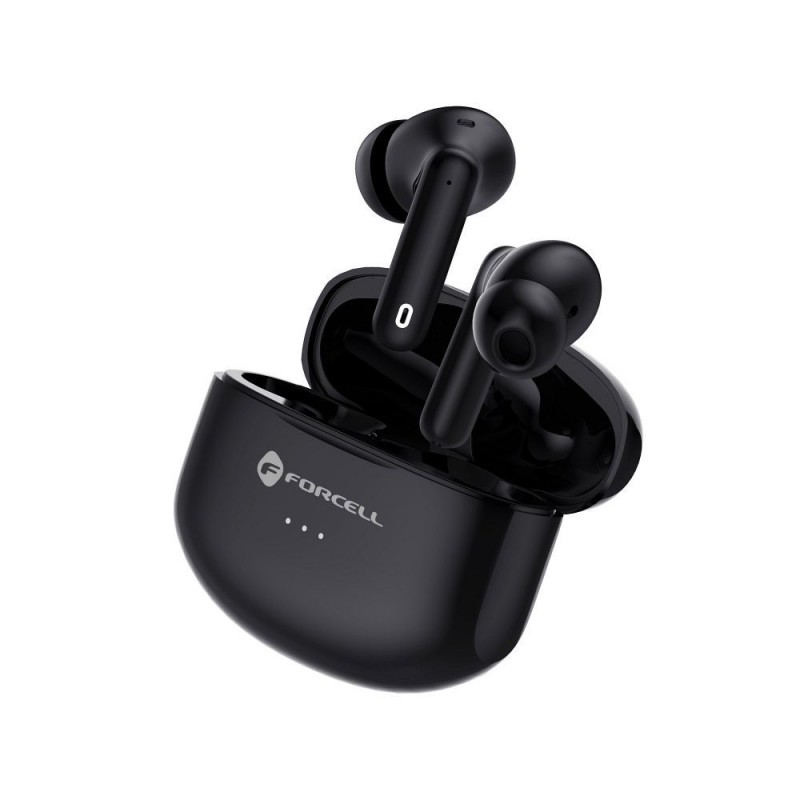 Ακουστικά Bluetooth Forcell F-Audio Wireless Earphones TWS Clear Sound Black