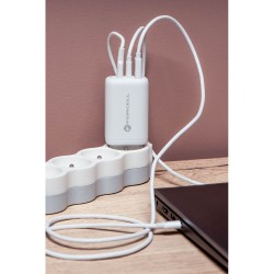 Φορτιστής Ταξιδίου Forcell F-Energy GaN Travel Charger with 2xUSB C and USB A 65W Quick Charge White Φορτιστής Ταξιδίου Forcell F-Energy GaN Travel Charger with 2xUSB C and USB A 65W Quick Charge White