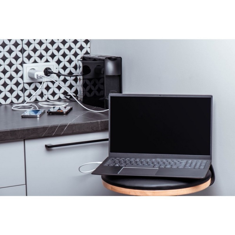 Φορτιστής Ταξιδίου Forcell F-Energy GaN Travel Charger with 2xUSB C and USB A 65W Quick Charge White Φορτιστής Ταξιδίου Forcell F-Energy GaN Travel Charger with 2xUSB C and USB A 65W Quick Charge White