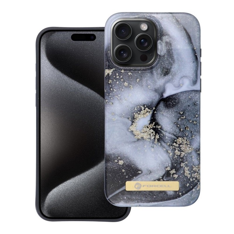 Θήκη Forcell F-Protect Mirage Case with MagSafe Apple iPhone 15 Pro Max (6.7") Marble Mist