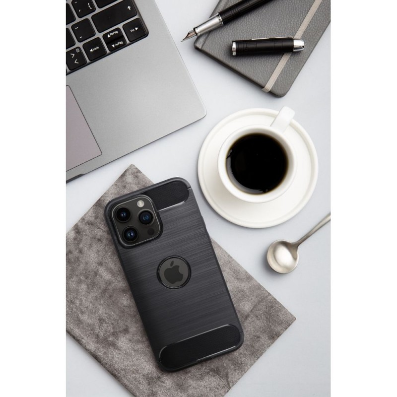 Θήκη TPU Carbon Fiber Brushed Apple iPhone 13 Black