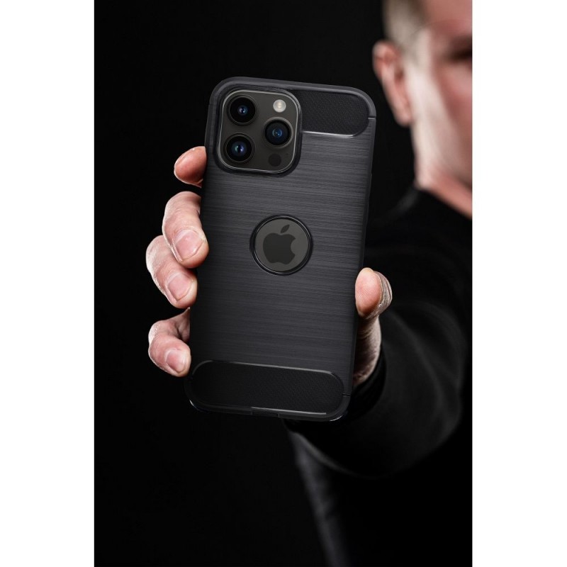 Θήκη TPU Carbon Fiber Brushed Apple iPhone 13 Black