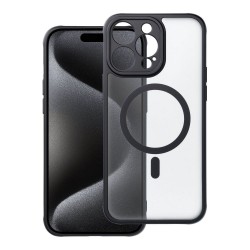 Θήκη Full Matte Mag Cover Apple iPhone 15 Pro Max (6.7") Black