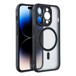Θήκη Full Matte Mag Cover Apple iPhone 15 Pro Max (6.7") Black