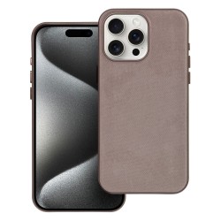 Θήκη Woven Mag Cover with Magsafe Apple iPhone 15 Pro Max (6.7") Light Brown