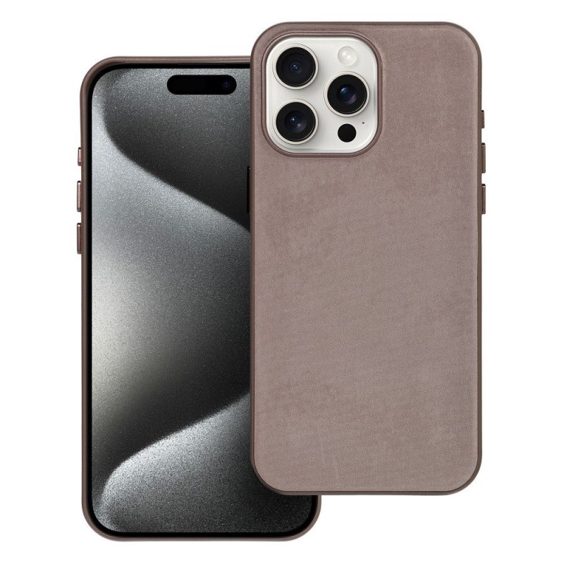 Θήκη Woven Mag Cover with Magsafe Apple iPhone 15 Pro Max (6.7") Light Brown