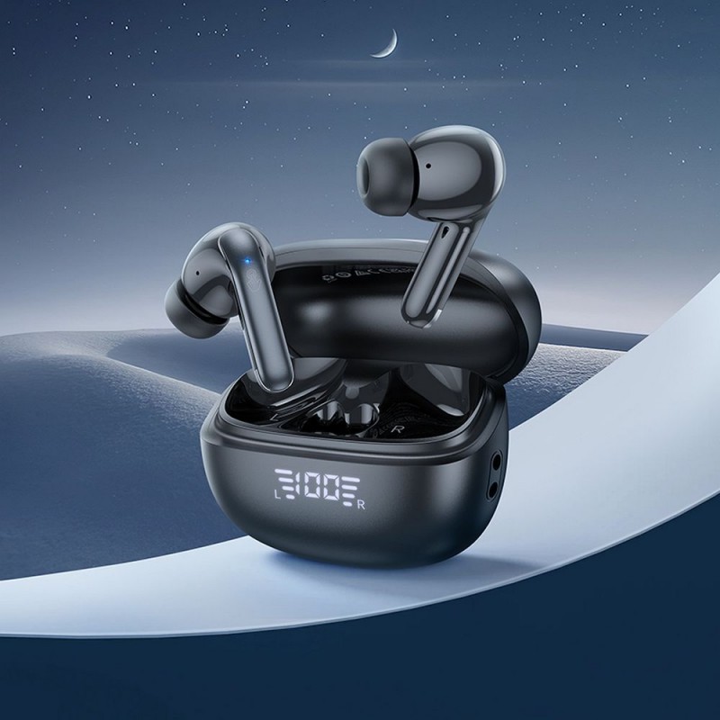 Ακουστικά Bluetooth Hoco EQ5 TWS ANC ENC WIreless Earphones Black