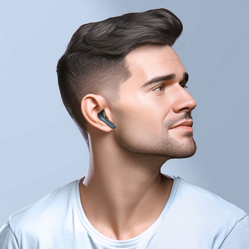 Ακουστικά Bluetooth Hoco EQ5 TWS ANC ENC WIreless Earphones Black