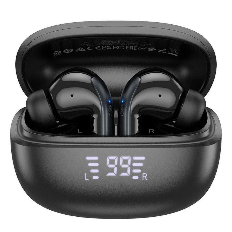 Ακουστικά Bluetooth Hoco EQ5 TWS ANC ENC WIreless Earphones Black