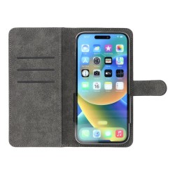 Θήκη Book Universal Common size XL for SAMSUNG A12 / A13 4G / A34 5G / A02s / XIAOMI Redmi 12 4G / 12C / NOTE 12 4G / 12 PRO 5G OPPO A53s / A72 / A92 Black