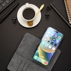 Θήκη Book Universal Common size XL for SAMSUNG A12 / A13 4G / A34 5G / A02s / XIAOMI Redmi 12 4G / 12C / NOTE 12 4G / 12 PRO 5G OPPO A53s / A72 / A92 Black