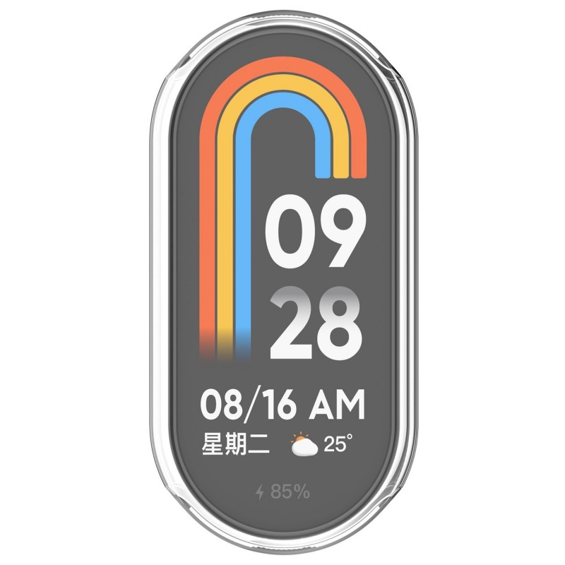 Θήκη Electroplated TPU Full Screen Cover Xiaomi Band 9 / 9 NFC Clear Θήκη Electroplated TPU Full Screen Cover Xiaomi Band 9 / 9 NFC Clear