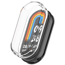 Θήκη Electroplated TPU Full Screen Cover Xiaomi Band 9 / 9 NFC Clear Θήκη Electroplated TPU Full Screen Cover Xiaomi Band 9 / 9 NFC Clear