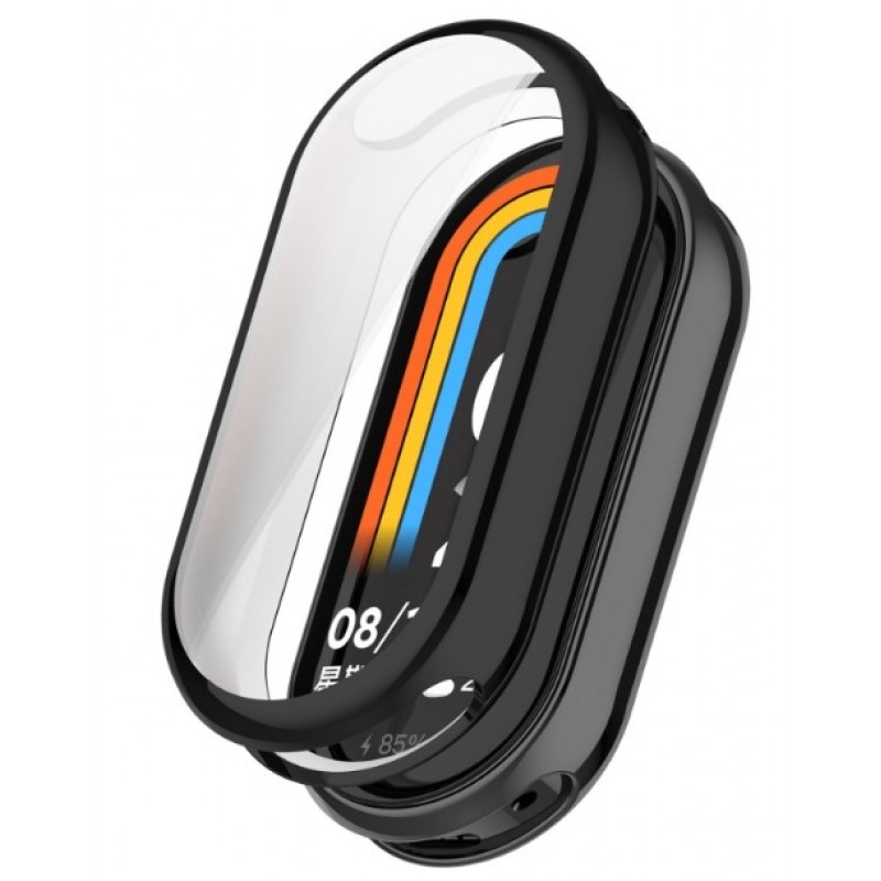 Θήκη Electroplated TPU Full Screen Cover Xiaomi Band 9 / 9 NFC Black
