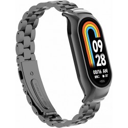 Ανταλλακτικό λουράκι Xiaomi Band 8 / 9 / 9 NFC  Stainless Steel Black Ανταλλακτικό λουράκι Xiaomi Band 8 / 9 / 9 NFC  Stainless Steel Black