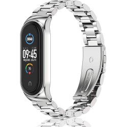 Ανταλλακτικό λουράκι Xiaomi Band 8 / 9 / 9 NFC  Stainless Steel Silver