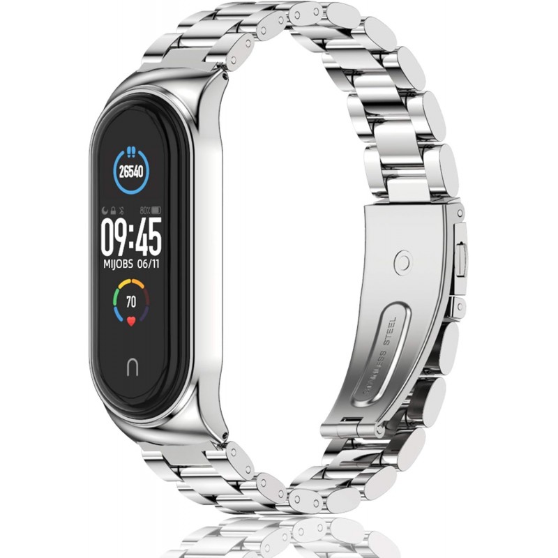 Ανταλλακτικό λουράκι Xiaomi Band 8 / 9 / 9 NFC  Stainless Steel Silver