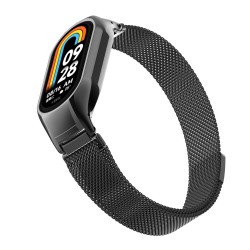 Ανταλλακτικό λουράκι Xiaomi Band 8 / 9 / 9 NFC Milanese Black Ανταλλακτικό λουράκι Xiaomi Band 8 / 9 / 9 NFC Milanese Black
