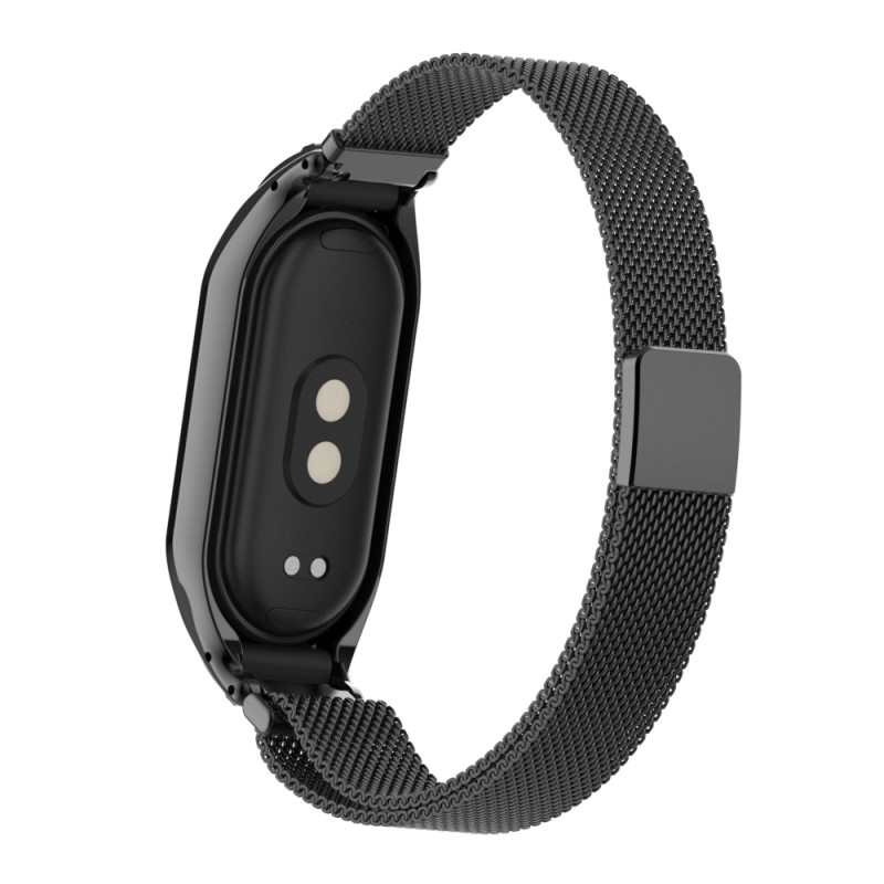 Ανταλλακτικό λουράκι Xiaomi Band 8 / 9 / 9 NFC Milanese Black Ανταλλακτικό λουράκι Xiaomi Band 8 / 9 / 9 NFC Milanese Black