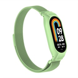 Ανταλλακτικό λουράκι Xiaomi Band 8 / 9 / 9 NFC Milanese Green
