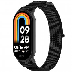 Ανταλλακτικό λουράκι Xiaomi Band 8 / 9 / 9 NFC Nylon Black/Grey