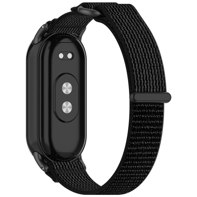 Ανταλλακτικό λουράκι Xiaomi Band 8 / 9 / 9 NFC Nylon Black/Grey