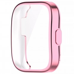 Θήκη Electroplated TPU Full Screen Cover Amazfit Bip 5 Pink