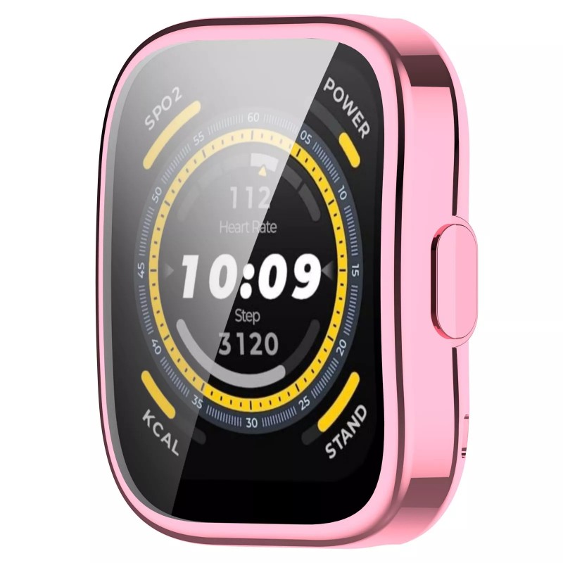 Θήκη Electroplated TPU Full Screen Cover Amazfit Bip 5 Pink