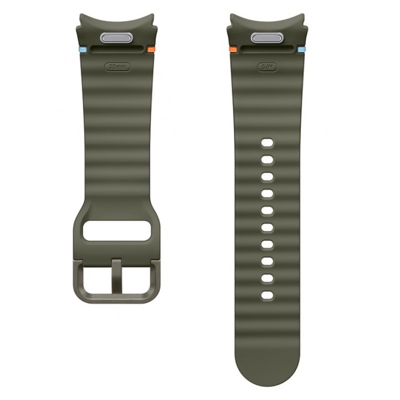 Ανταλλακτικό λουράκι QuickFit Smoothband ET-SNL30SKE Army Green για Samsung Galaxy Watch 7 / 6 / 6 Classic / 5 / 5 Pro/ 4 / 4 Classic S/M (Original)