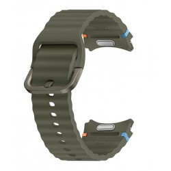 Ανταλλακτικό λουράκι QuickFit Smoothband ET-SNL30SKE Army Green για Samsung Galaxy Watch 7 / 6 / 6 Classic / 5 / 5 Pro/ 4 / 4 Classic S/M (Original)