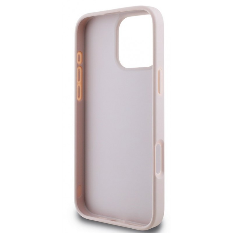 Θήκη Guess PU 4G Metal Logo Case Apple iPhone 16 Pro Max (6.9") Pink