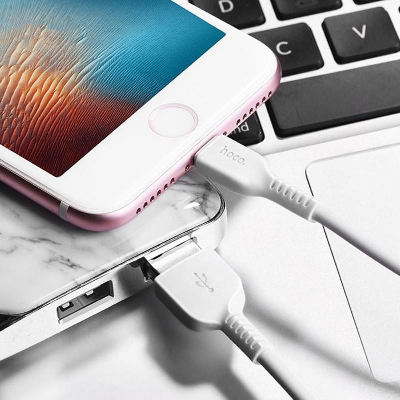 Καλώδιο Data Hoco X20 Flash Usb to Lightning 3m White