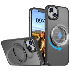 Θήκη Mag Ring Rotating Case  Apple iPhone 16 (6.1") Black
