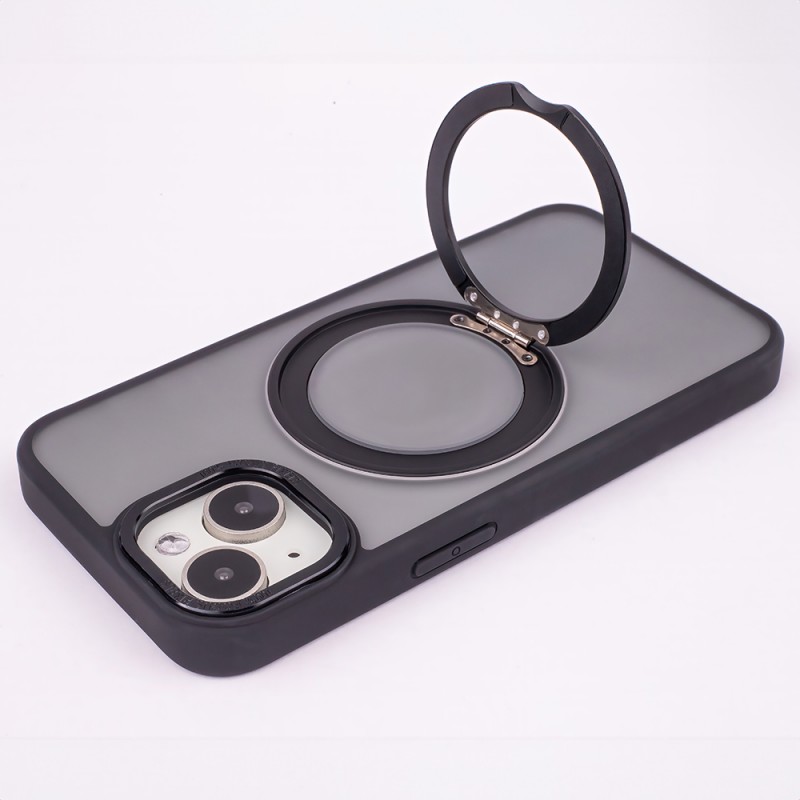 Θήκη Mag Ring Rotating Case  Apple iPhone 16 (6.1") Black