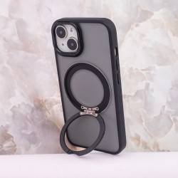 Θήκη Mag Ring Rotating Case  Apple iPhone 16 (6.1") Black