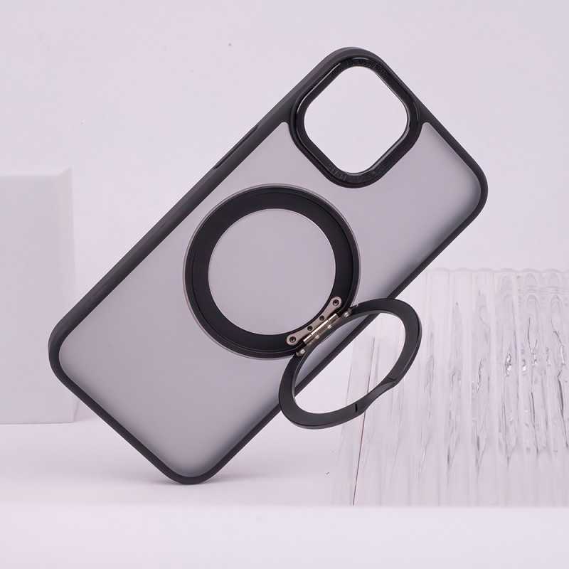 Θήκη Mag Ring Rotating Case  Apple iPhone 16 (6.1") Black