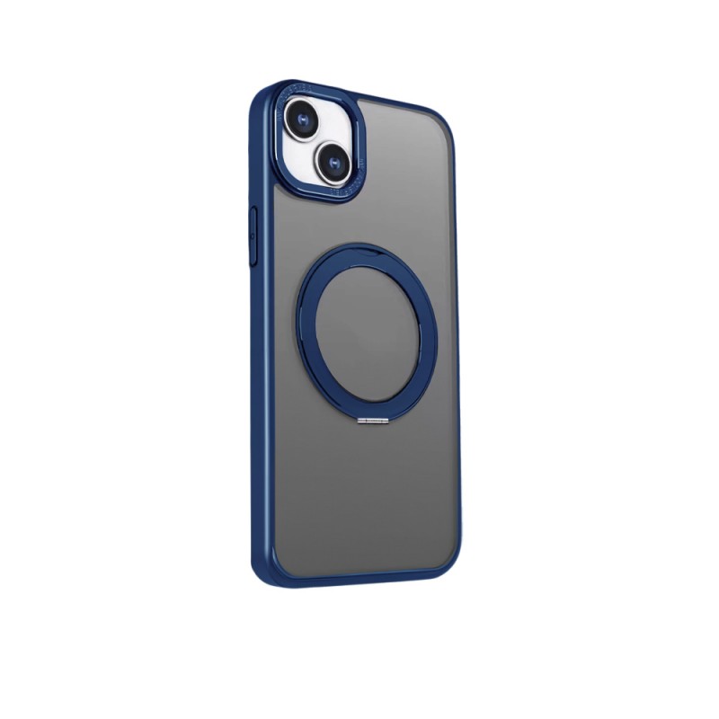 Θήκη Mag Ring Rotating Case  Apple iPhone 16 (6.1") Navy Blue