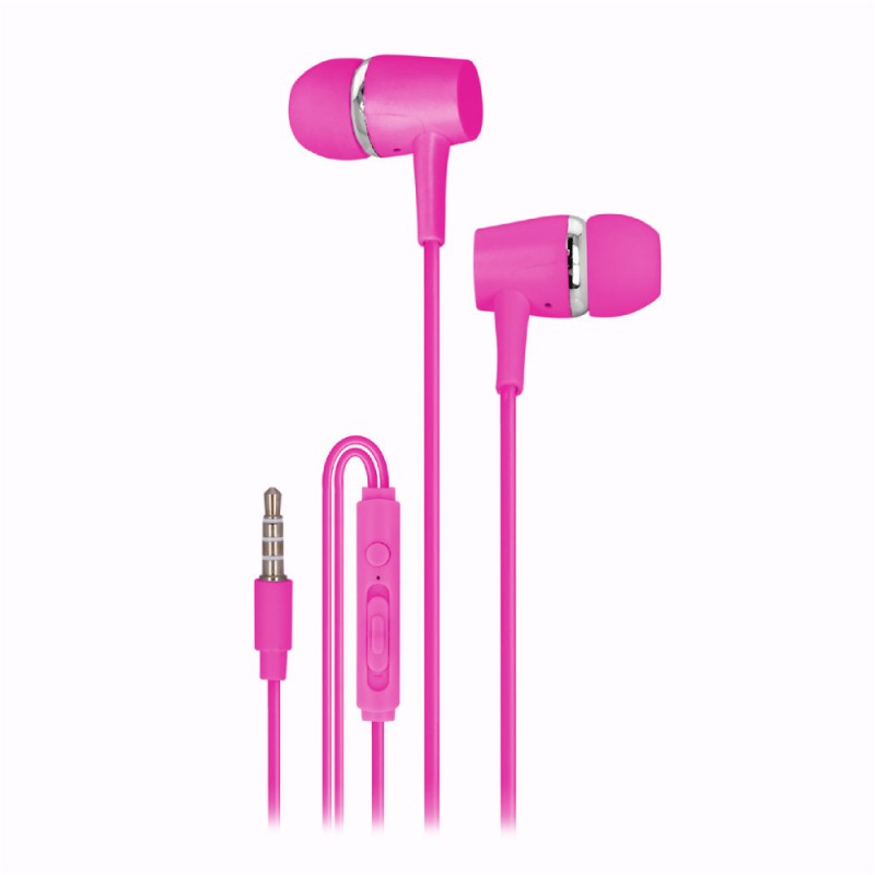 Ακουστικά Setty Wired Earphones SPD-J-26 Jack 3,5mm Pink
