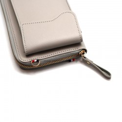 Τσάντα Crossbody Leather Wallet Universal Phone Bag Beige Τσάντα Crossbody Leather Wallet Universal Phone Bag Beige