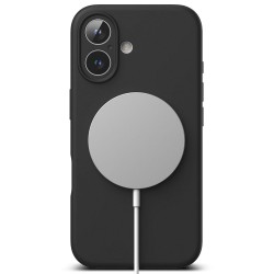 Θήκη Ringke Silicone Magnetic MagSafe Apple iPhone 16 (6.1") Black