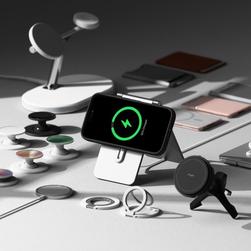 Θήκη Ringke Silicone Magnetic MagSafe Apple iPhone 16 (6.1") Black