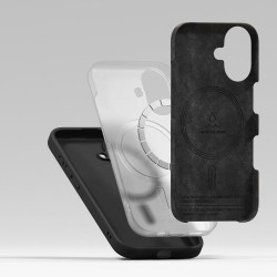 Θήκη Ringke Silicone Magnetic MagSafe Apple iPhone 16 (6.1") Black