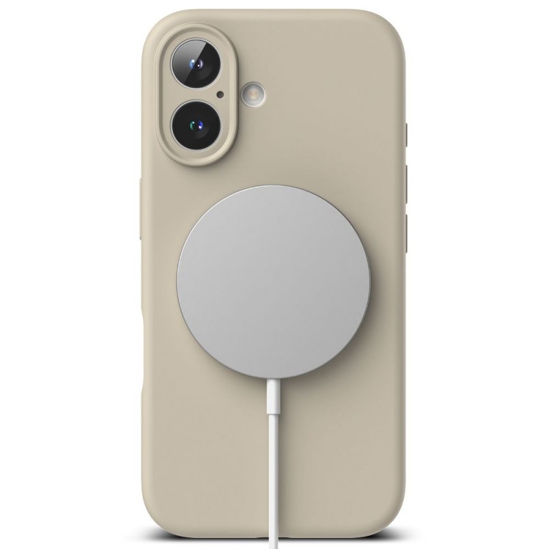 Θήκη Ringke Silicone Magnetic MagSafe Apple iPhone 16 (6.1") Stone