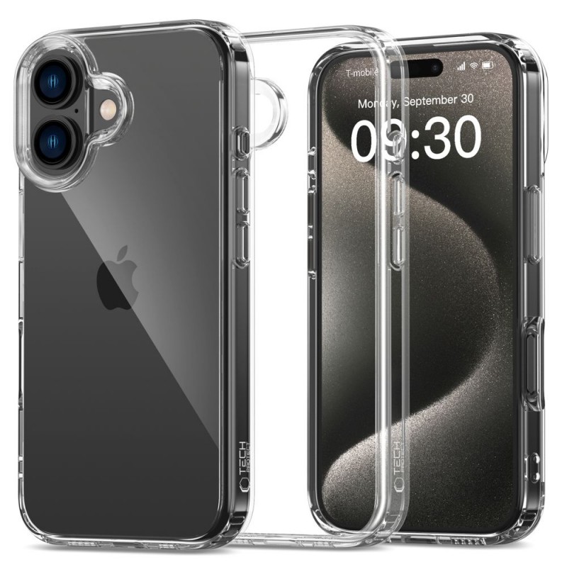 Θήκη Tech-Protect Flexair Hybrid Apple iPhone 16 (6.1") Clear
