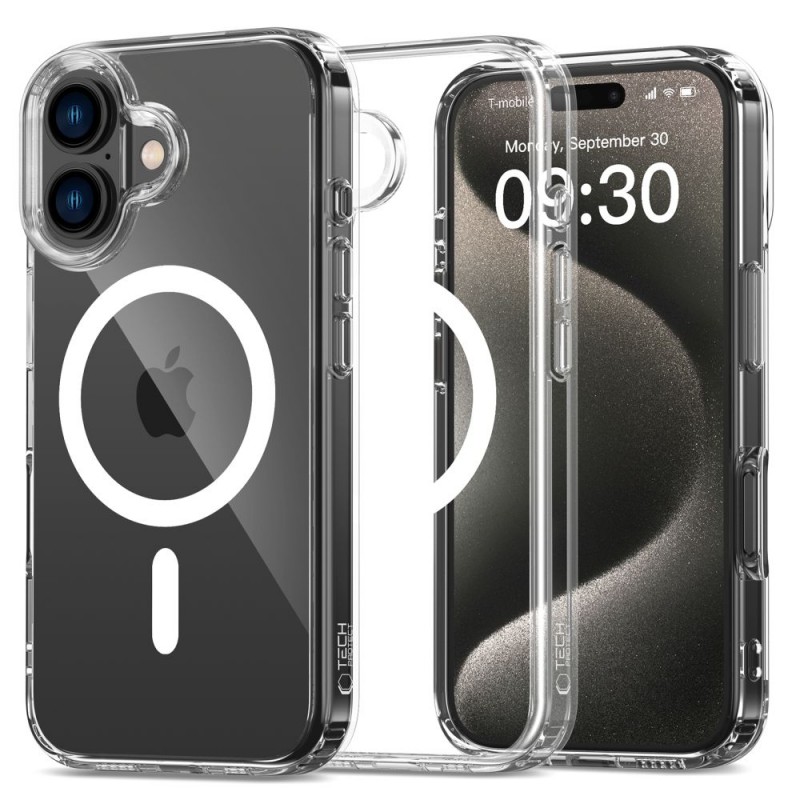 Θήκη Tech-Protect Flexair Hybrid MagSafe Apple iPhone 16 (6.1") Clear