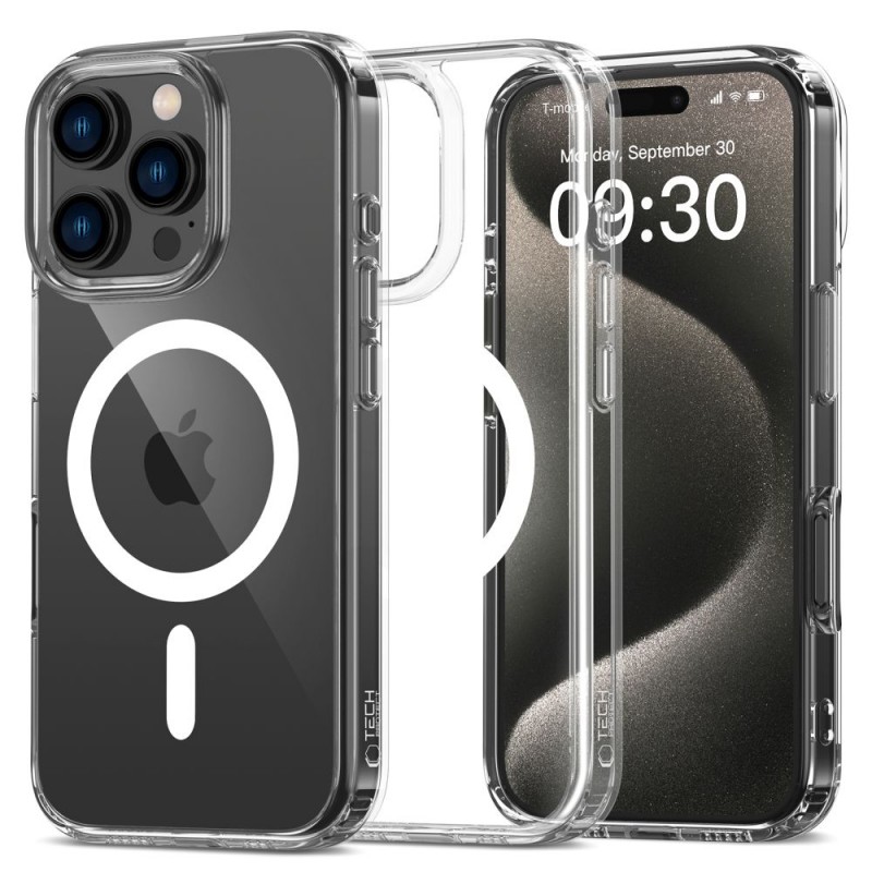 Θήκη Tech-Protect Flexair Hybrid MagSafe Apple iPhone 16 Pro (6.3") Clear