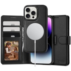 Θήκη Tech-Protect Wallet MagSafe Apple iPhone 16 Pro (6.3") Black