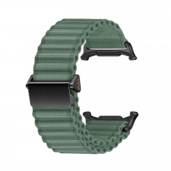 Ανταλλακτικό λουράκι Weave Pro QuickFit Samsung Galaxy Watch Ultra (47mm) Army Green