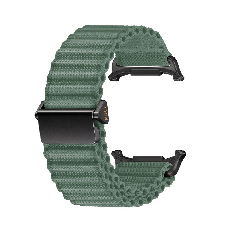 Ανταλλακτικό λουράκι Weave Pro QuickFit Samsung Galaxy Watch Ultra (47mm) Army Green