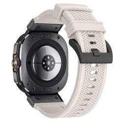 Ανταλλακτικό λουράκι Delta Pro Samsung Galaxy Watch Ultra (47mm) Silicone White